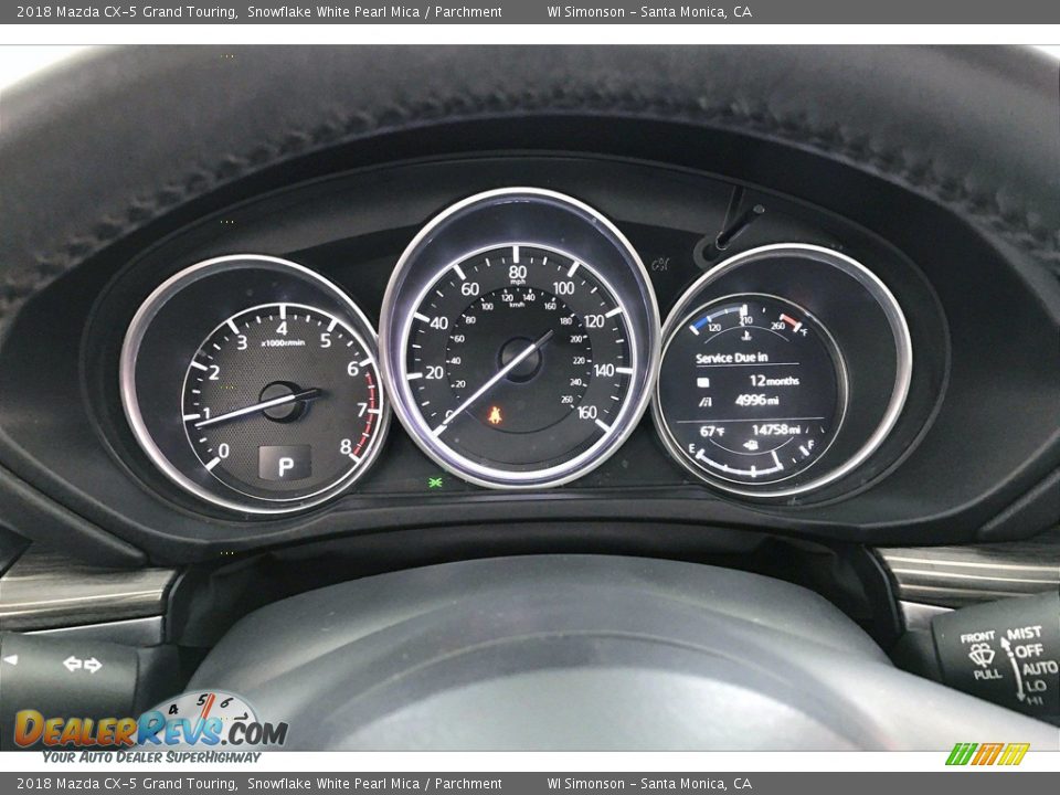 2018 Mazda CX-5 Grand Touring Gauges Photo #23