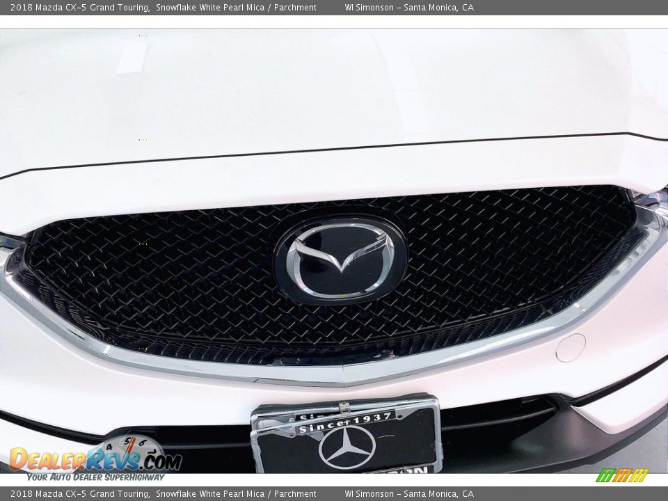 2018 Mazda CX-5 Grand Touring Snowflake White Pearl Mica / Parchment Photo #30