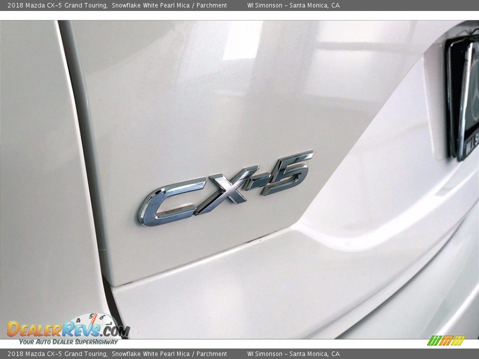 2018 Mazda CX-5 Grand Touring Snowflake White Pearl Mica / Parchment Photo #31