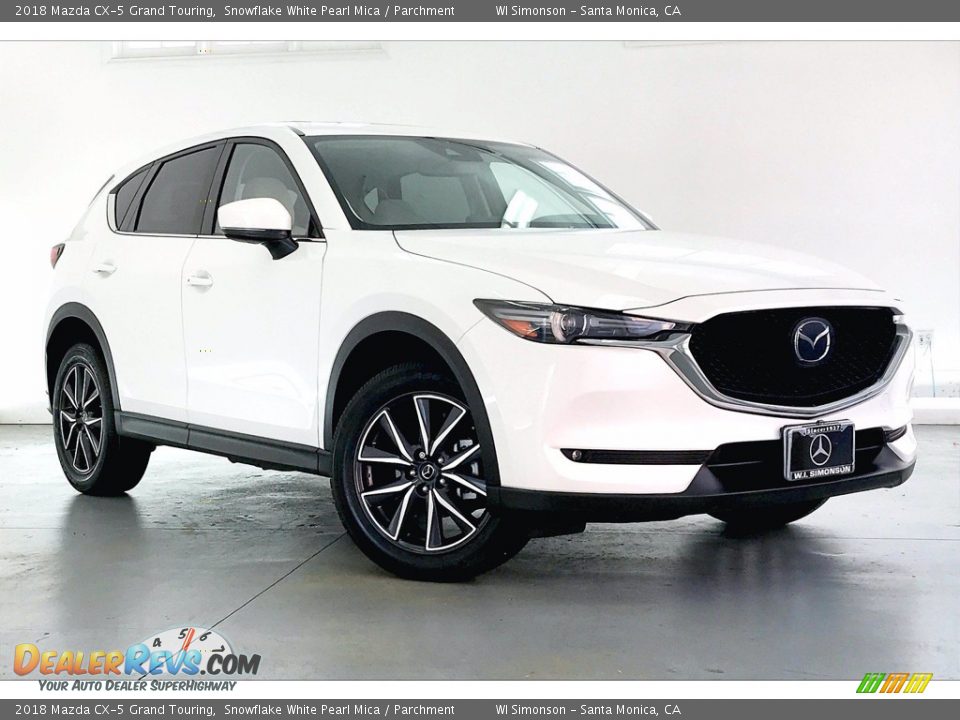 Snowflake White Pearl Mica 2018 Mazda CX-5 Grand Touring Photo #34