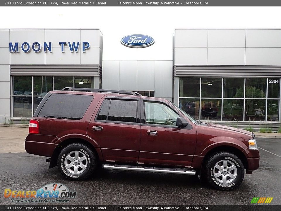 2010 Ford Expedition XLT 4x4 Royal Red Metallic / Camel Photo #1