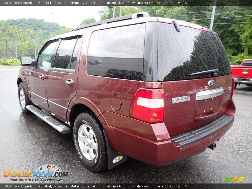 2010 Ford Expedition XLT 4x4 Royal Red Metallic / Camel Photo #5