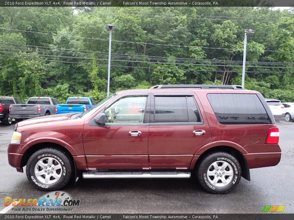 2010 Ford Expedition XLT 4x4 Royal Red Metallic / Camel Photo #6