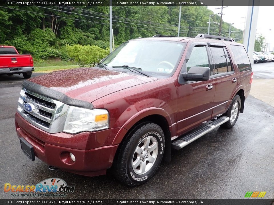 2010 Ford Expedition XLT 4x4 Royal Red Metallic / Camel Photo #7