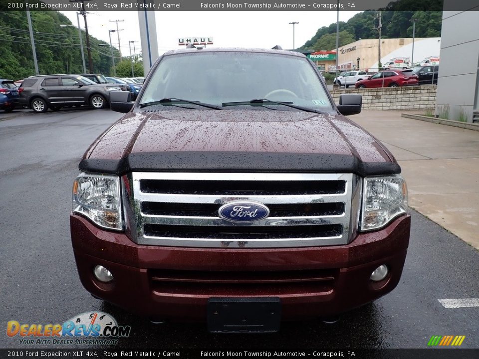 2010 Ford Expedition XLT 4x4 Royal Red Metallic / Camel Photo #8