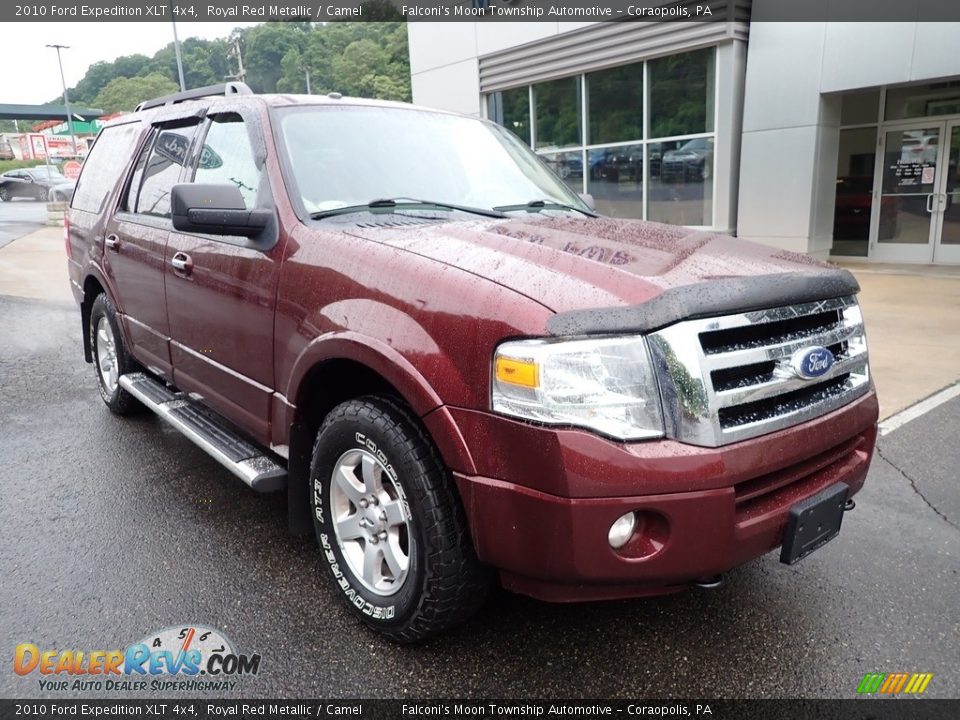 2010 Ford Expedition XLT 4x4 Royal Red Metallic / Camel Photo #9