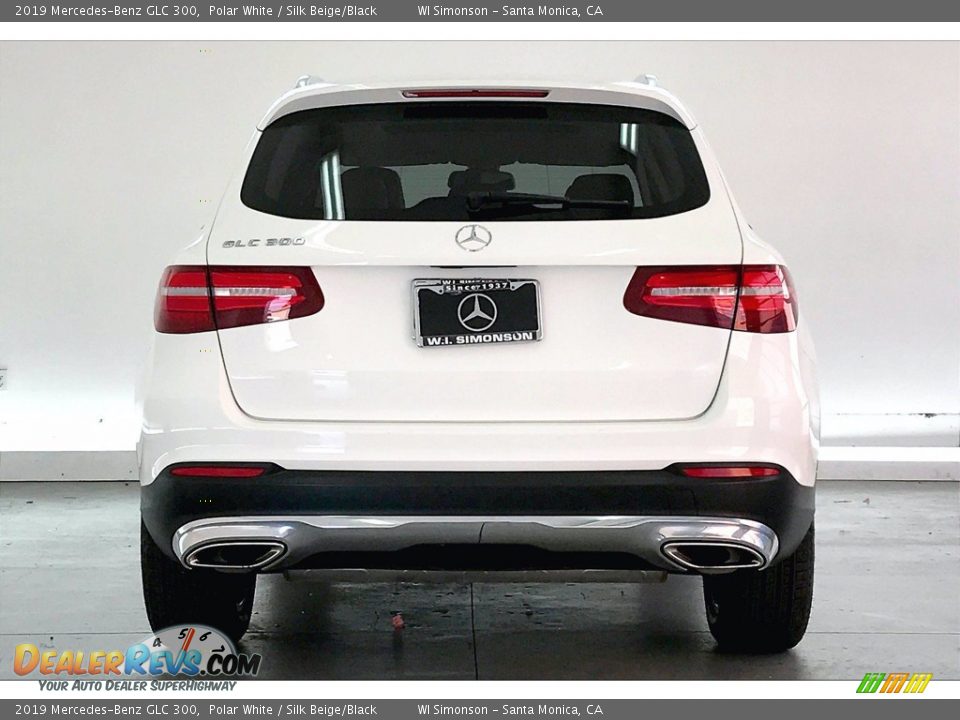 2019 Mercedes-Benz GLC 300 Polar White / Silk Beige/Black Photo #3