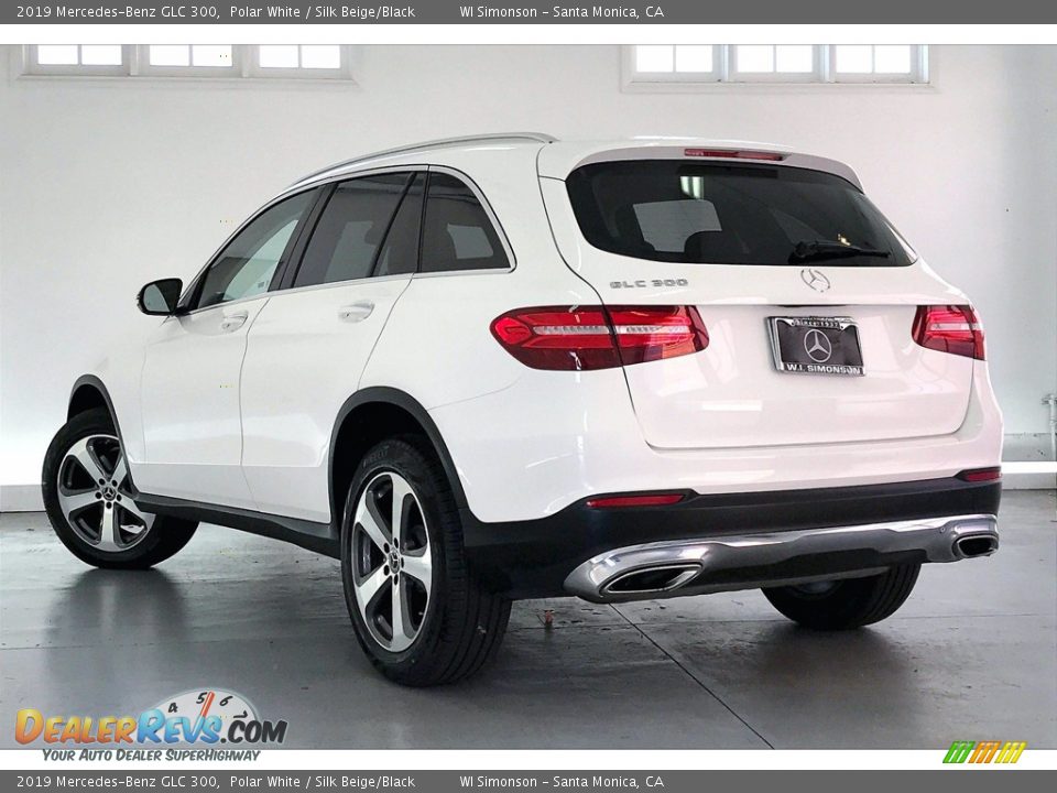 2019 Mercedes-Benz GLC 300 Polar White / Silk Beige/Black Photo #10