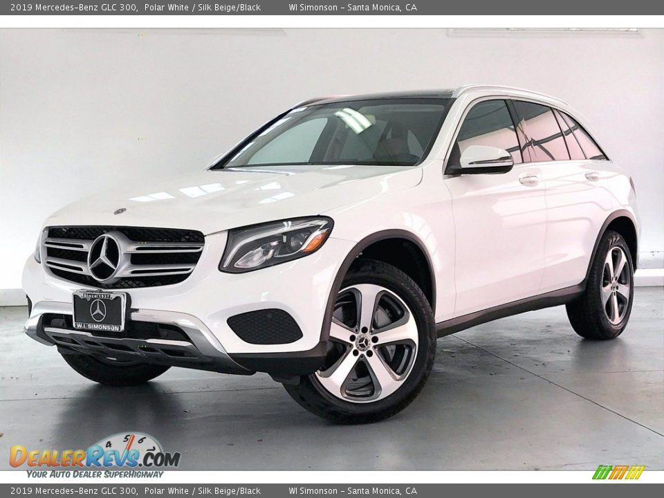 2019 Mercedes-Benz GLC 300 Polar White / Silk Beige/Black Photo #12