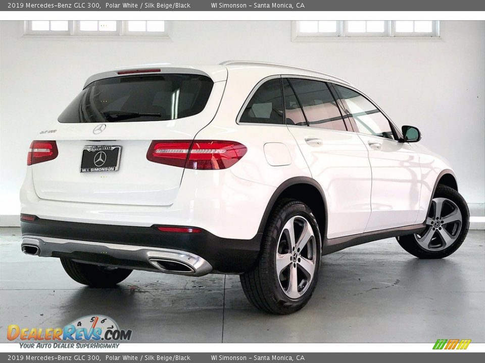 2019 Mercedes-Benz GLC 300 Polar White / Silk Beige/Black Photo #13