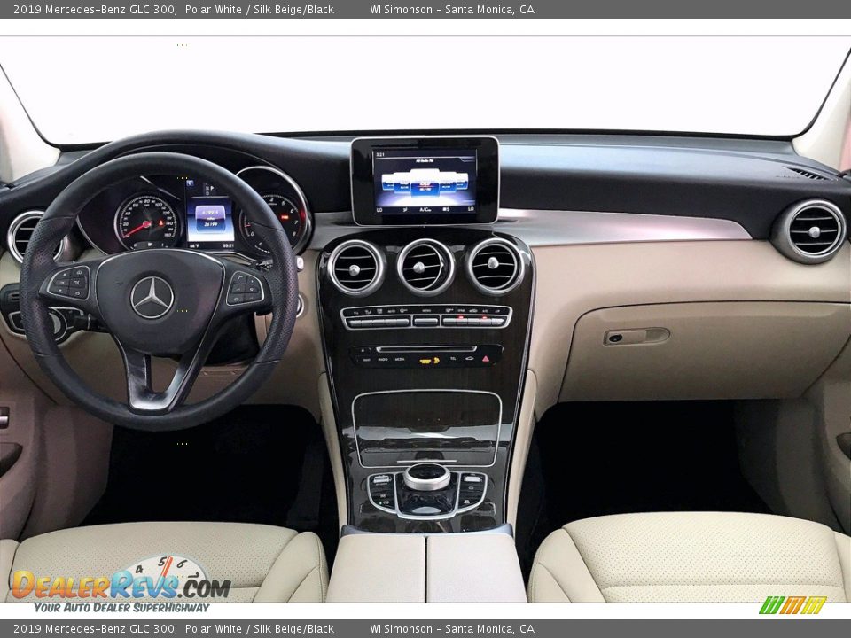 2019 Mercedes-Benz GLC 300 Polar White / Silk Beige/Black Photo #15