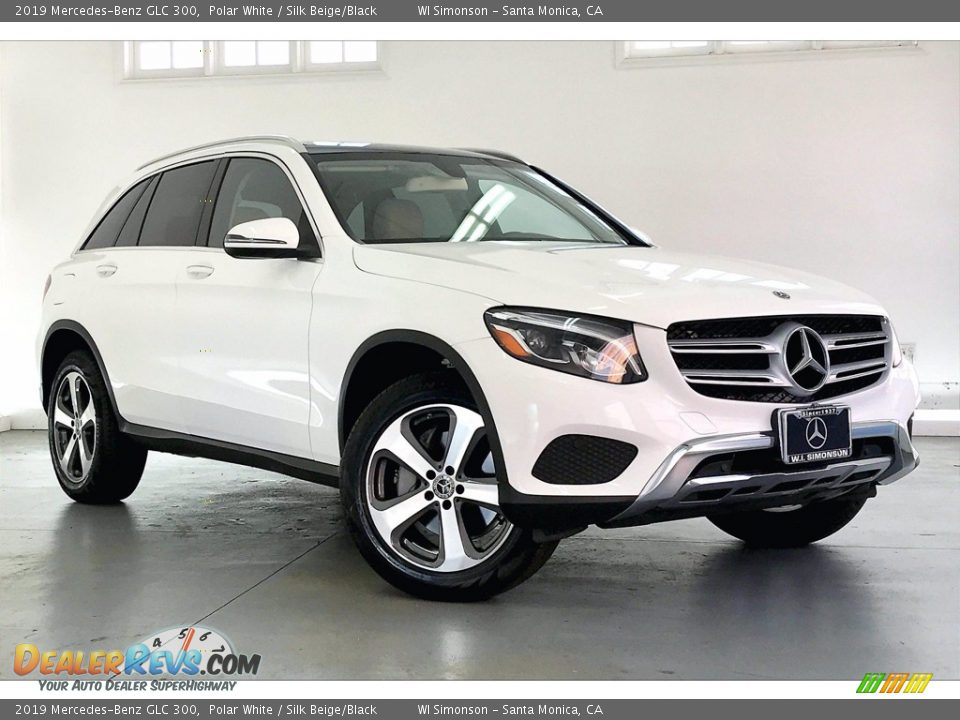 2019 Mercedes-Benz GLC 300 Polar White / Silk Beige/Black Photo #34