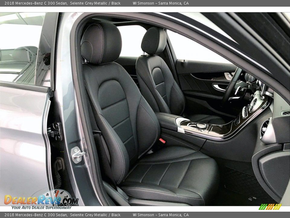 2018 Mercedes-Benz C 300 Sedan Selenite Grey Metallic / Black Photo #6