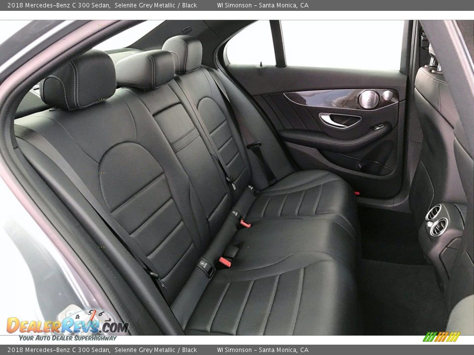 2018 Mercedes-Benz C 300 Sedan Selenite Grey Metallic / Black Photo #19