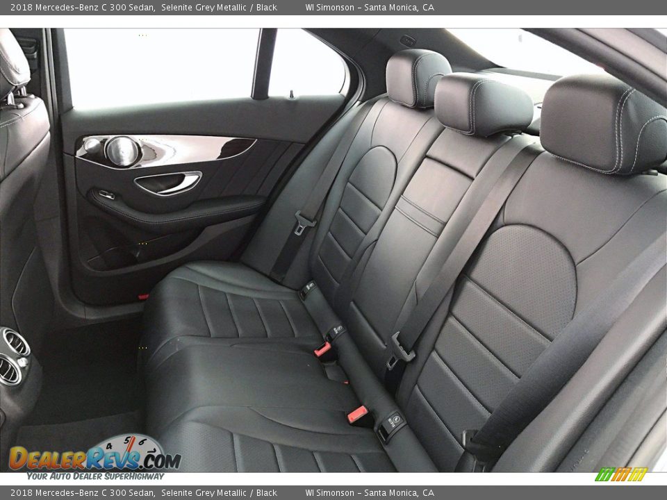 2018 Mercedes-Benz C 300 Sedan Selenite Grey Metallic / Black Photo #20