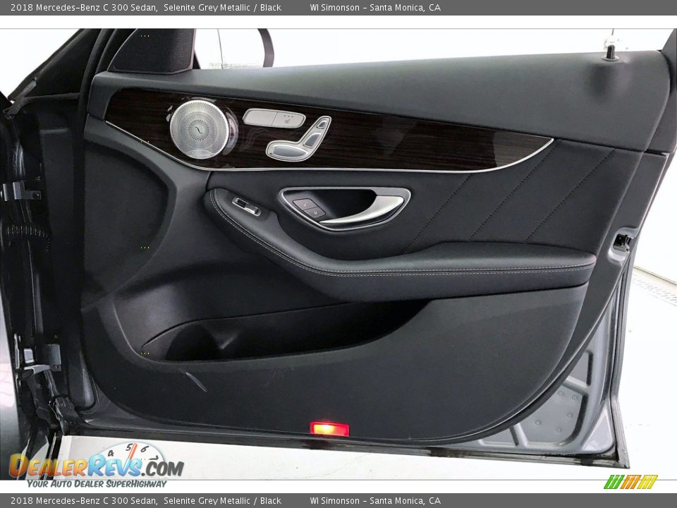 2018 Mercedes-Benz C 300 Sedan Selenite Grey Metallic / Black Photo #27