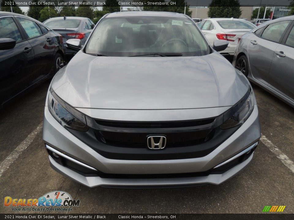 2021 Honda Civic EX Sedan Lunar Silver Metallic / Black Photo #2