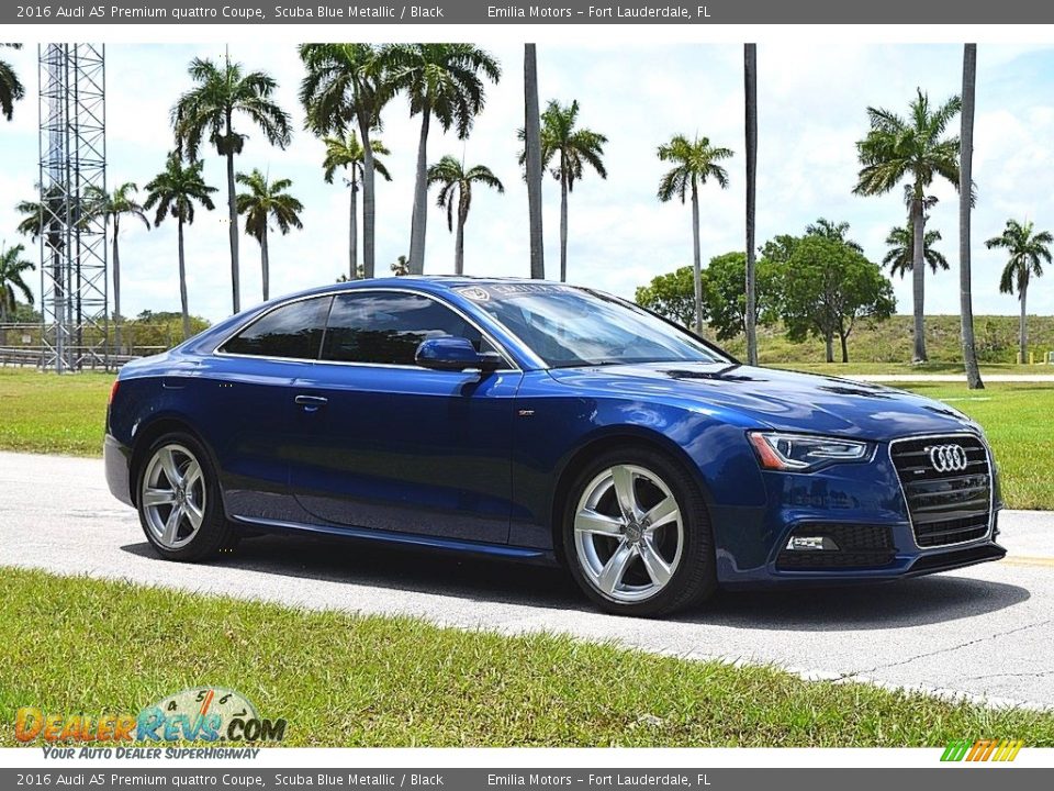 Scuba Blue Metallic 2016 Audi A5 Premium quattro Coupe Photo #3