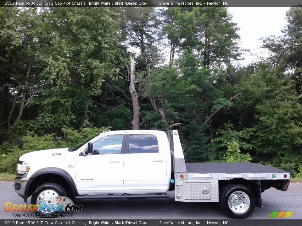 2019 Ram 4500 SLT Crew Cab 4x4 Chassis Bright White / Black/Diesel Gray Photo #1