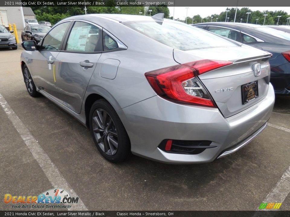 2021 Honda Civic EX Sedan Lunar Silver Metallic / Black Photo #5