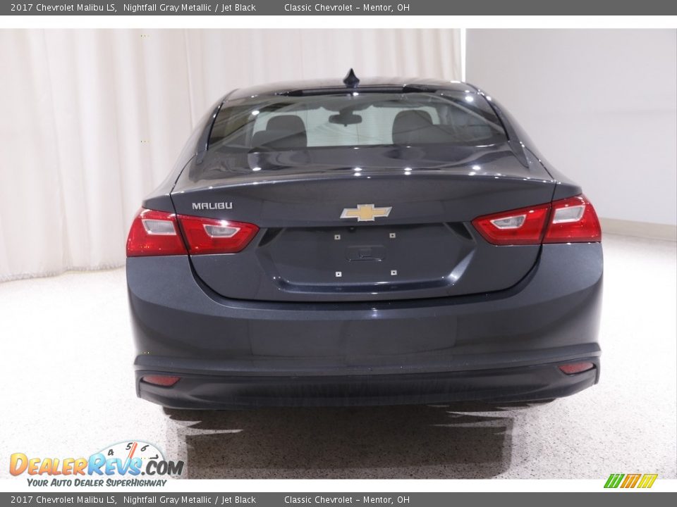 2017 Chevrolet Malibu LS Nightfall Gray Metallic / Jet Black Photo #16