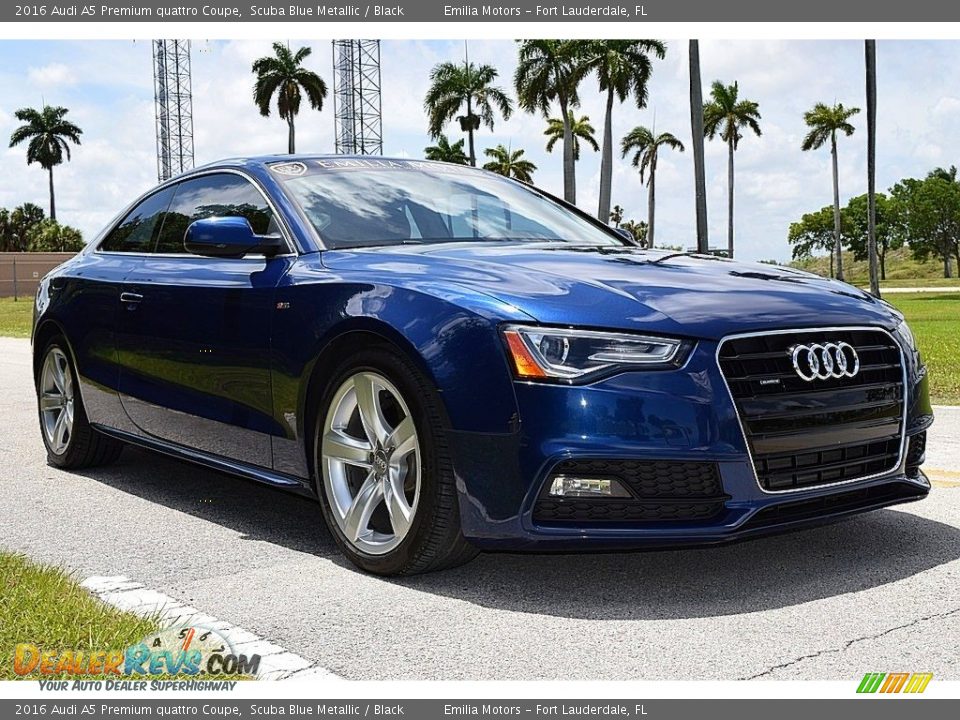 Scuba Blue Metallic 2016 Audi A5 Premium quattro Coupe Photo #20