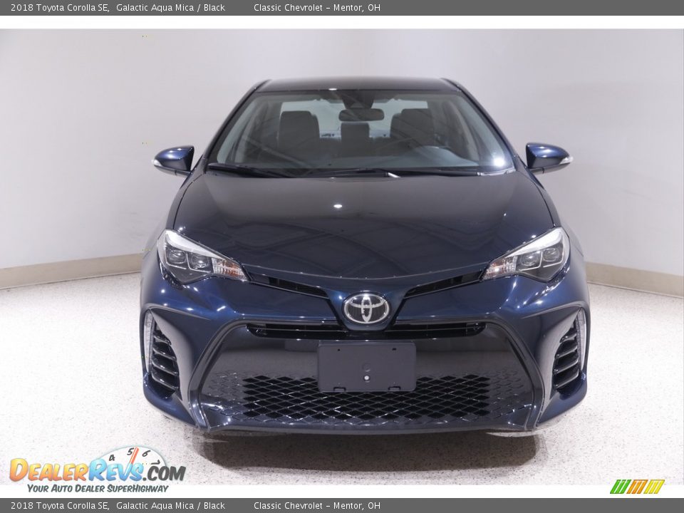 2018 Toyota Corolla SE Galactic Aqua Mica / Black Photo #2