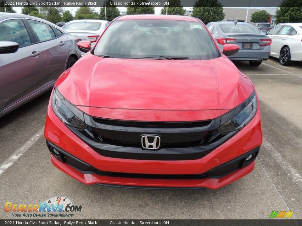 2021 Honda Civic Sport Sedan Rallye Red / Black Photo #2