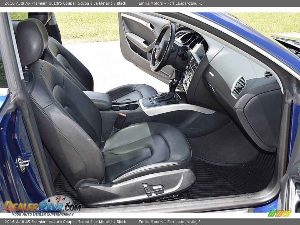 Front Seat of 2016 Audi A5 Premium quattro Coupe Photo #33