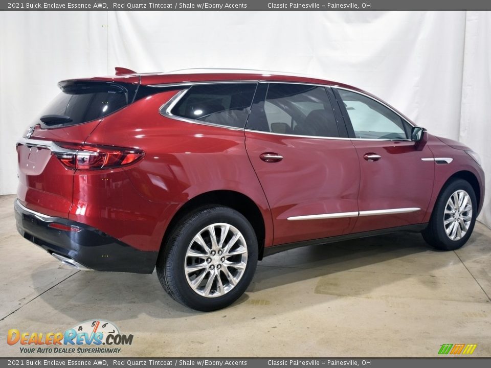 2021 Buick Enclave Essence AWD Red Quartz Tintcoat / Shale w/Ebony Accents Photo #2