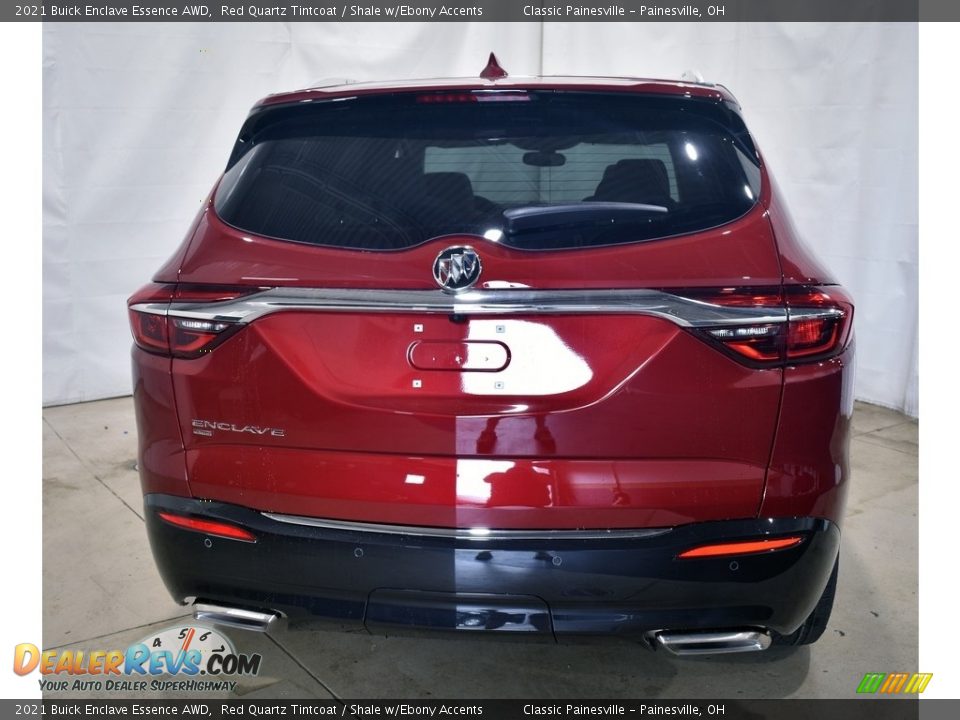 2021 Buick Enclave Essence AWD Red Quartz Tintcoat / Shale w/Ebony Accents Photo #3