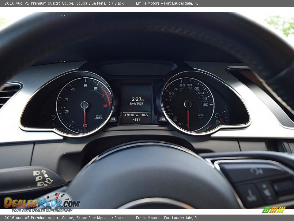 2016 Audi A5 Premium quattro Coupe Gauges Photo #38