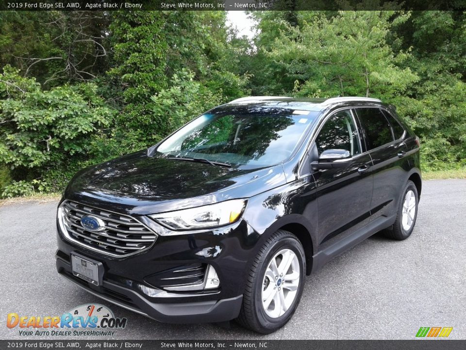 2019 Ford Edge SEL AWD Agate Black / Ebony Photo #2