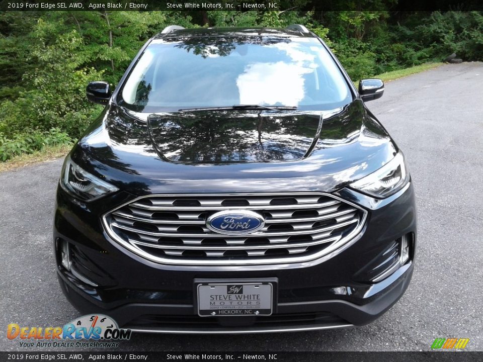 2019 Ford Edge SEL AWD Agate Black / Ebony Photo #3