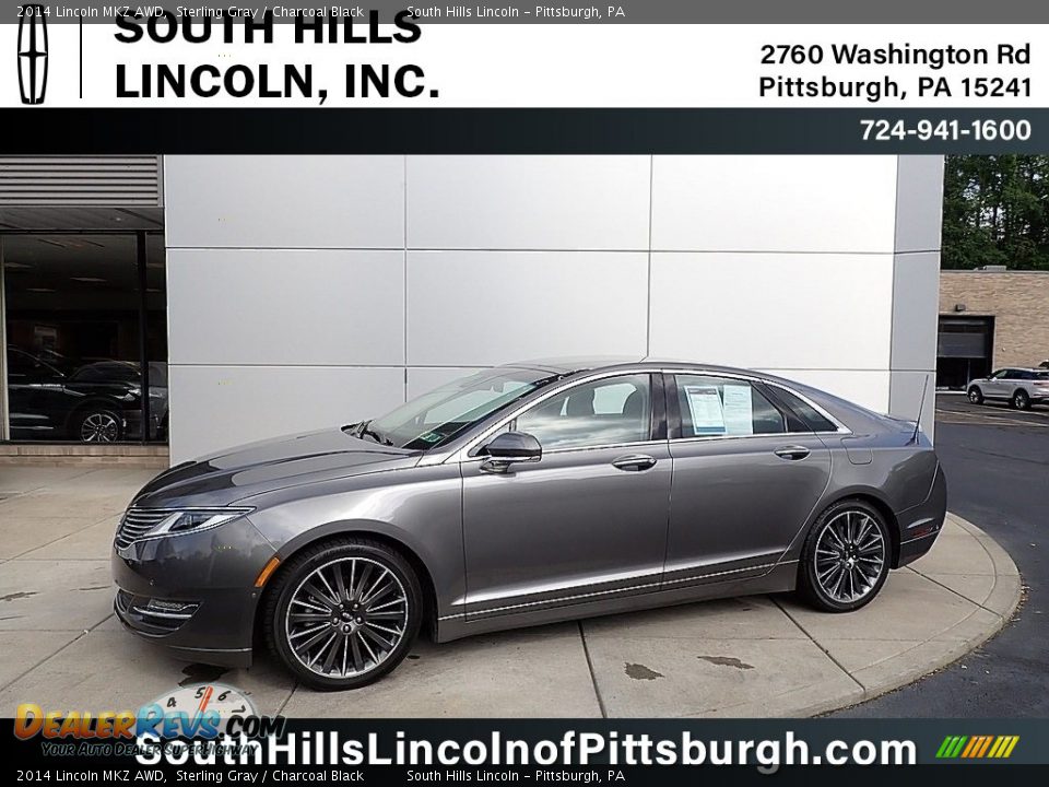 2014 Lincoln MKZ AWD Sterling Gray / Charcoal Black Photo #1