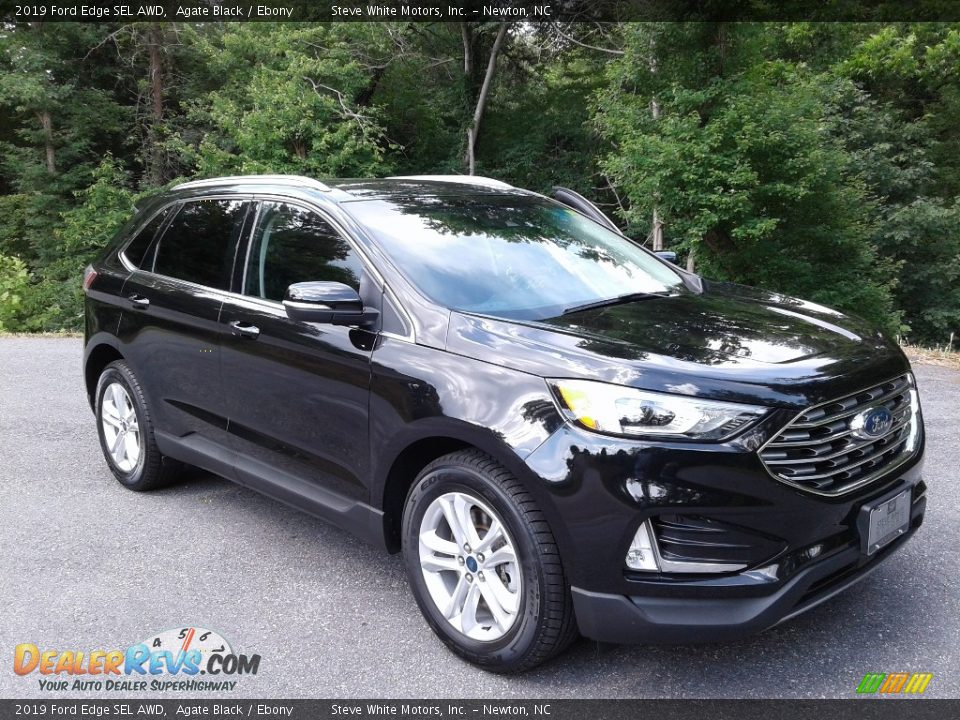 2019 Ford Edge SEL AWD Agate Black / Ebony Photo #5