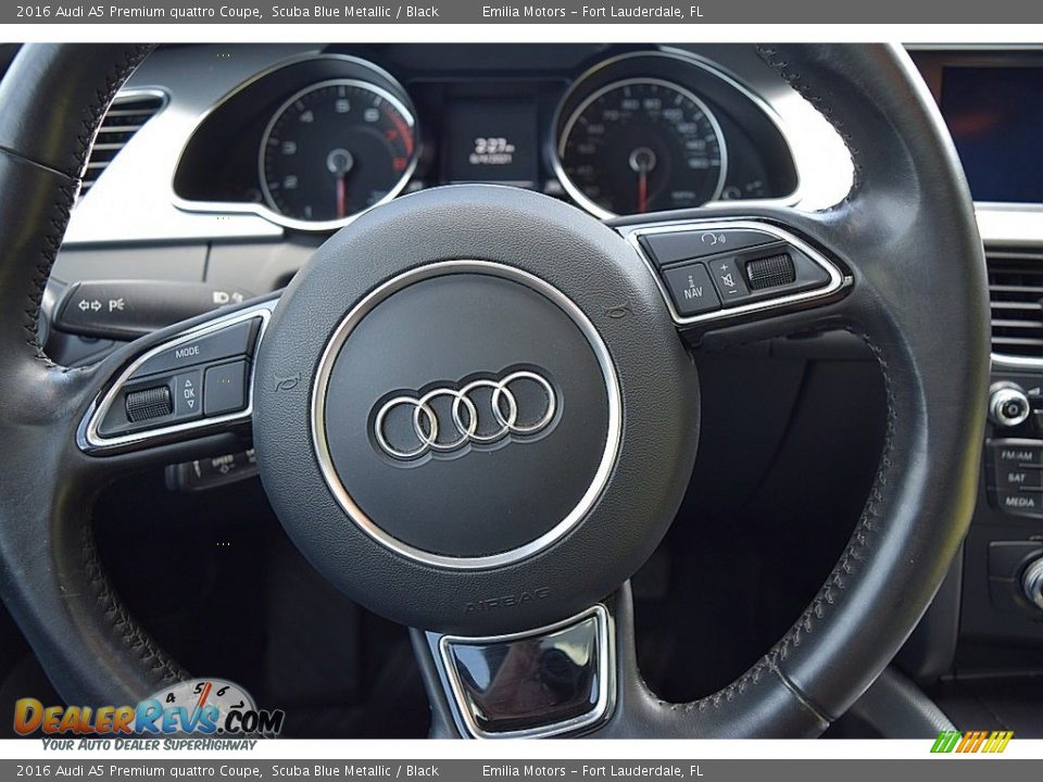 2016 Audi A5 Premium quattro Coupe Steering Wheel Photo #51