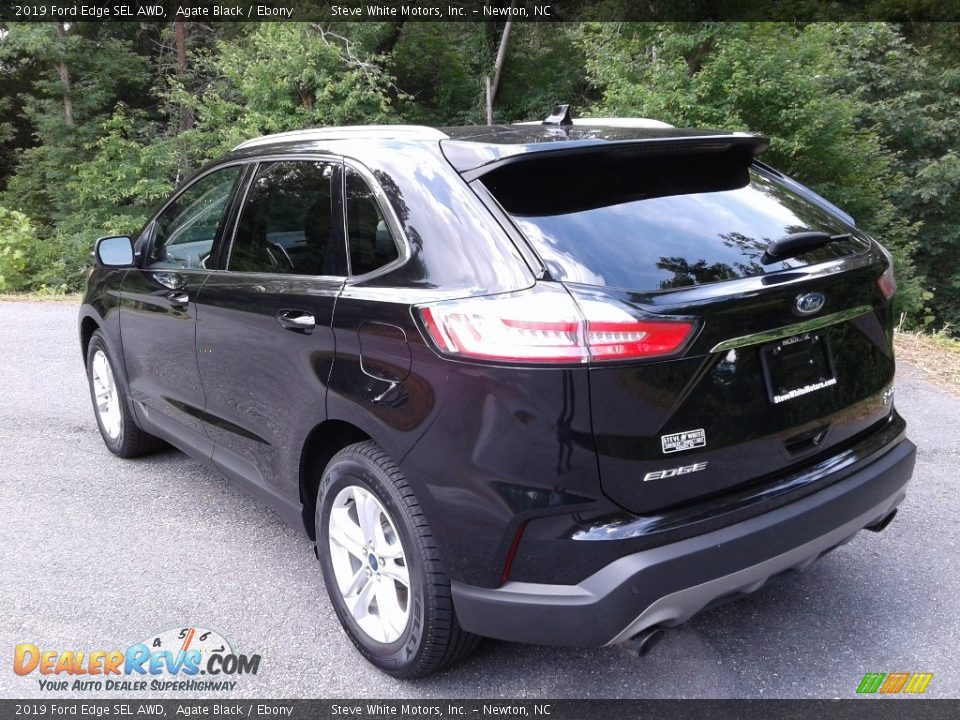 2019 Ford Edge SEL AWD Agate Black / Ebony Photo #9