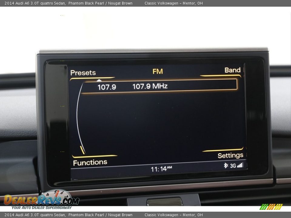 2014 Audi A6 3.0T quattro Sedan Phantom Black Pearl / Nougat Brown Photo #12