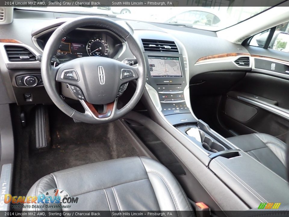 Charcoal Black Interior - 2014 Lincoln MKZ AWD Photo #17