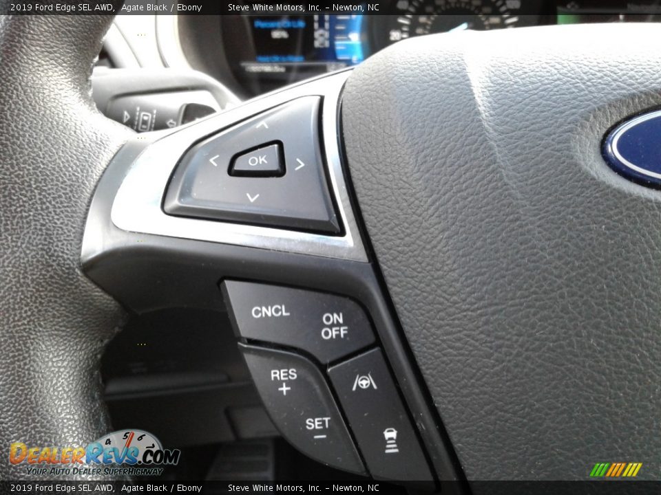 2019 Ford Edge SEL AWD Agate Black / Ebony Photo #18