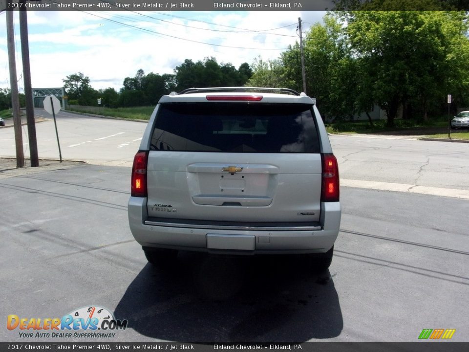 2017 Chevrolet Tahoe Premier 4WD Silver Ice Metallic / Jet Black Photo #4