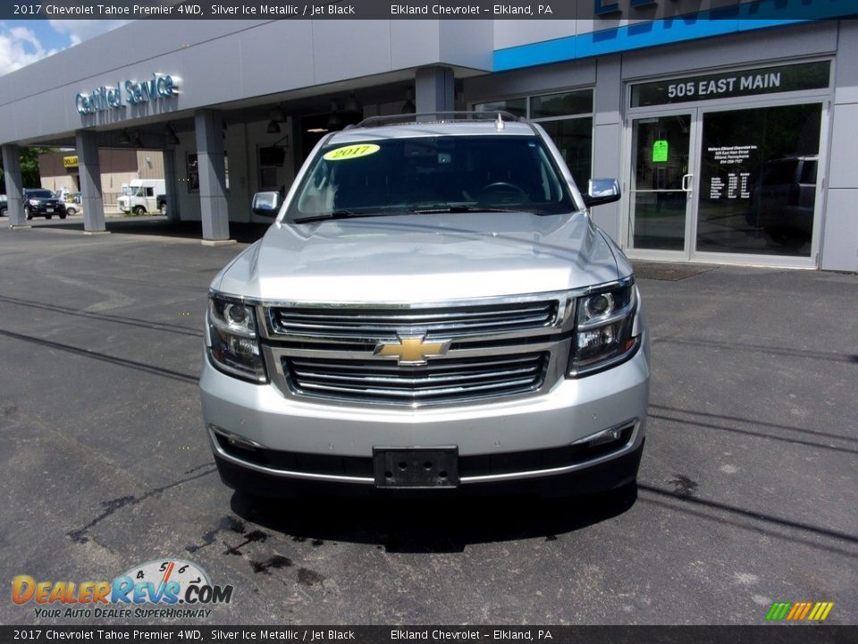 2017 Chevrolet Tahoe Premier 4WD Silver Ice Metallic / Jet Black Photo #8