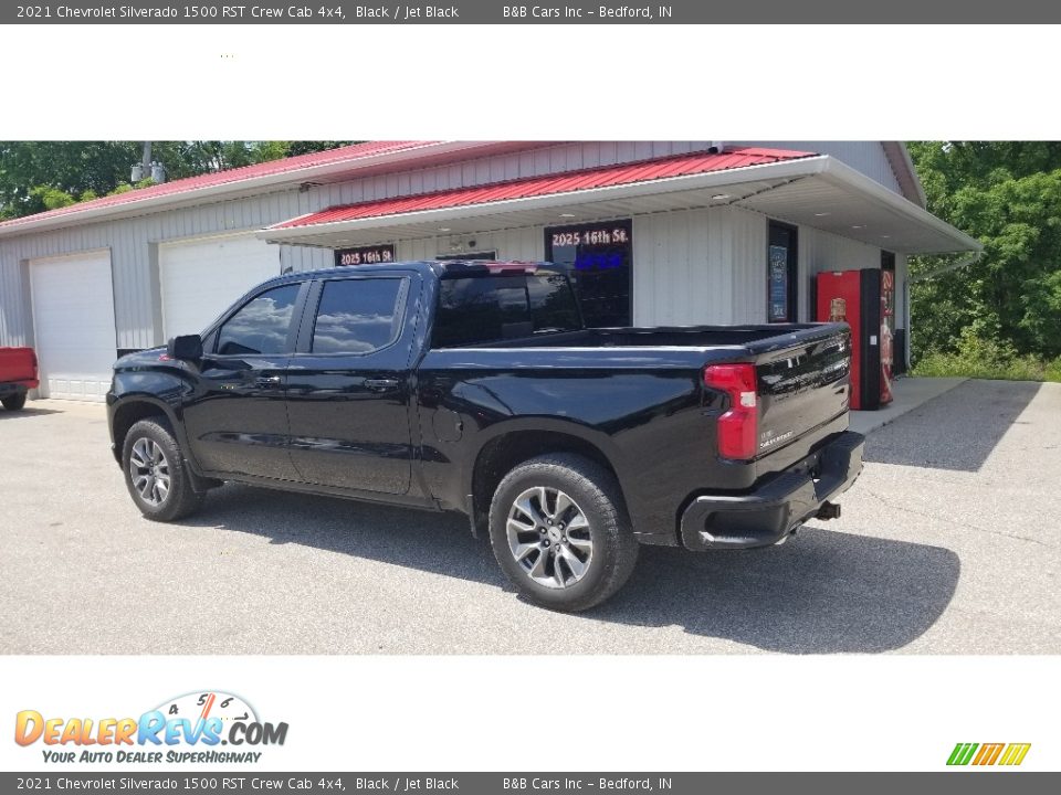 2021 Chevrolet Silverado 1500 RST Crew Cab 4x4 Black / Jet Black Photo #3