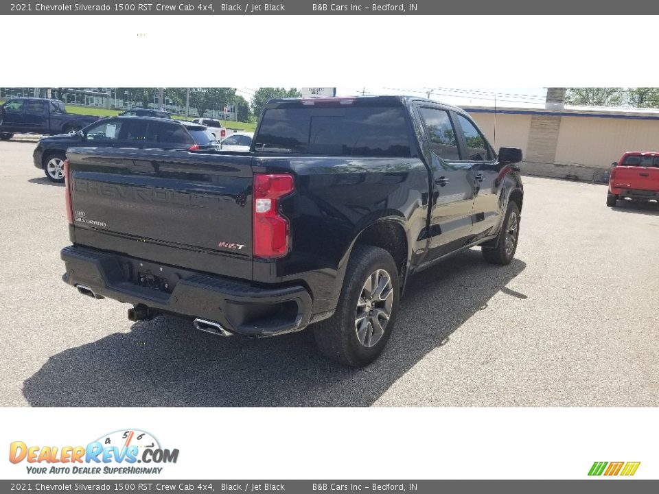 2021 Chevrolet Silverado 1500 RST Crew Cab 4x4 Black / Jet Black Photo #5