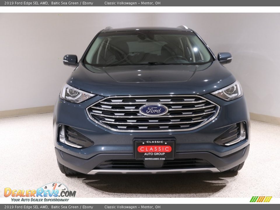 2019 Ford Edge SEL AWD Baltic Sea Green / Ebony Photo #2