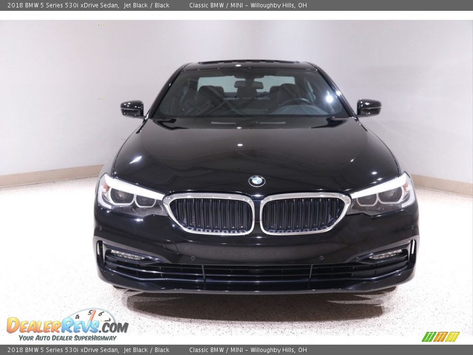 2018 BMW 5 Series 530i xDrive Sedan Jet Black / Black Photo #2