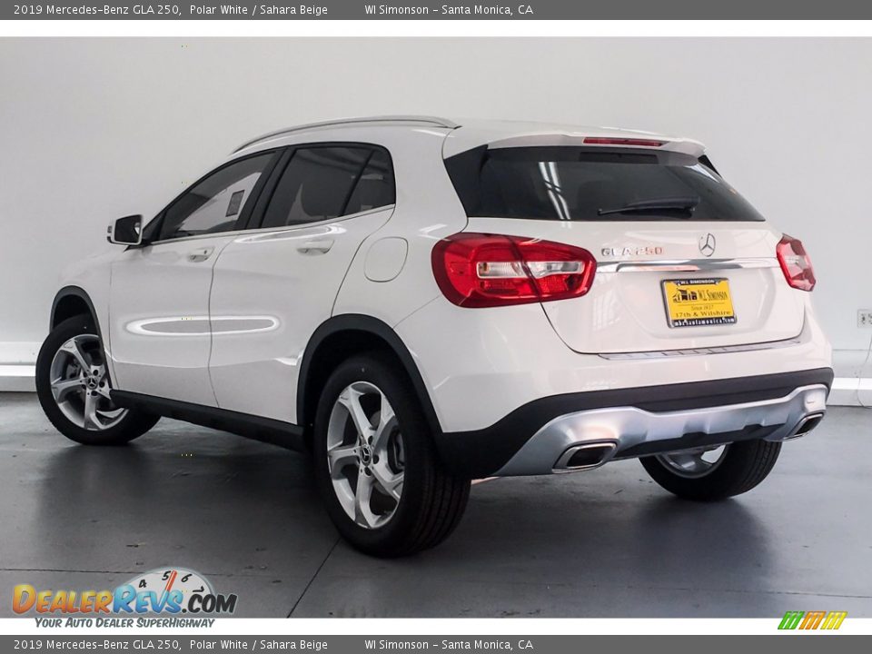 2019 Mercedes-Benz GLA 250 Polar White / Sahara Beige Photo #2