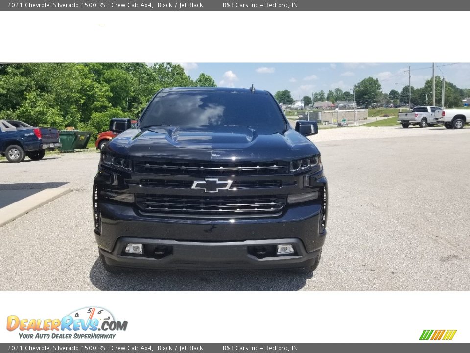 2021 Chevrolet Silverado 1500 RST Crew Cab 4x4 Black / Jet Black Photo #29