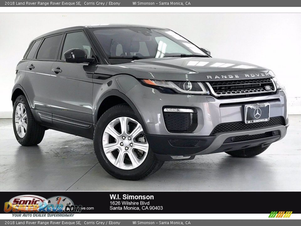 2018 Land Rover Range Rover Evoque SE Corris Grey / Ebony Photo #1